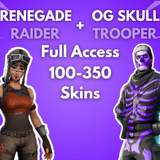 Renegade Raider + OG Skull Trooper Account